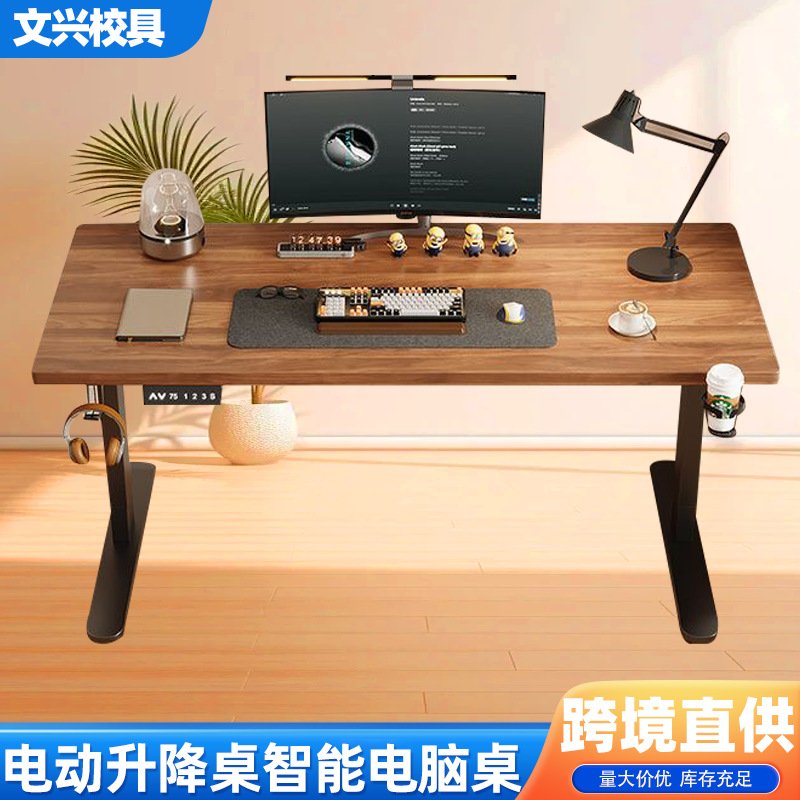 电动升降桌电竞桌现货家用办公书桌升降桌腿书房智能升降电脑桌