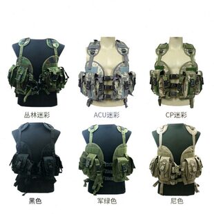 户外训练水袋战术背心肚兜胸挂突击队轻量化越野跑步登山野战马甲