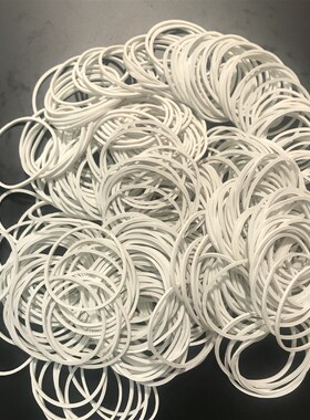 白色橡皮筋 橡l皮圈 牛皮筋型号43# 直径4.5CM