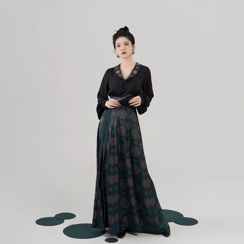 织造司旗舰店翠映唐制汉服