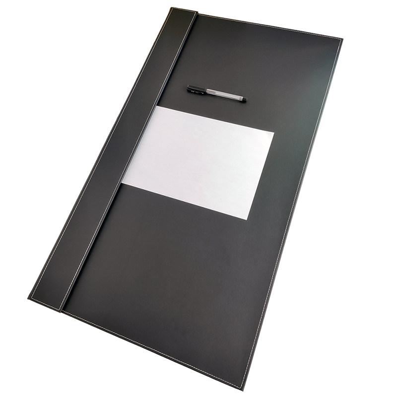 皮质办公写字桌垫超大号皮革大班垫商H务案台书写板鼠标垫硬面加