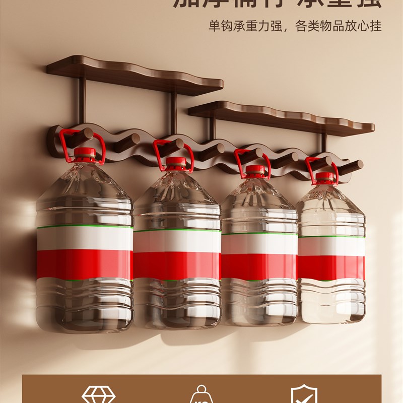 门后挂钩b免打孔粘钩钢琴键挂衣架墙上壁挂衣钩卧室入户玄关衣帽