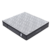 PAULJOHN超微立体钛合金独立筒弹簧床垫静音护脊舒缓高级乳胶床垫