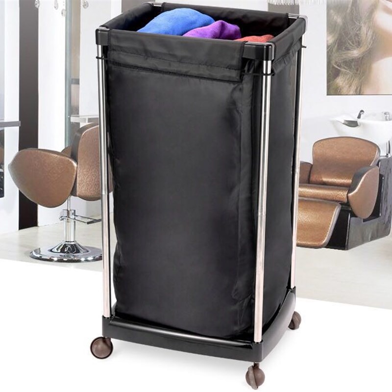 美发店美容院毛巾收纳桶发廊理发店毛巾L车酒店健身房脏毛巾推车