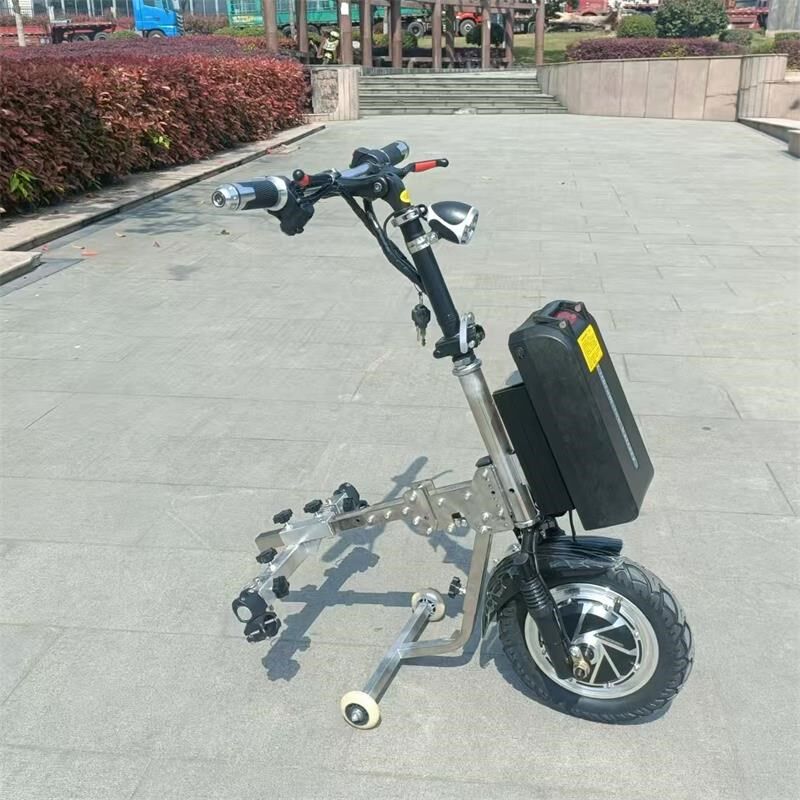 轮椅车头残疾电动车配件电动车前驱动挂车大功率电机牵引秒拆拖头