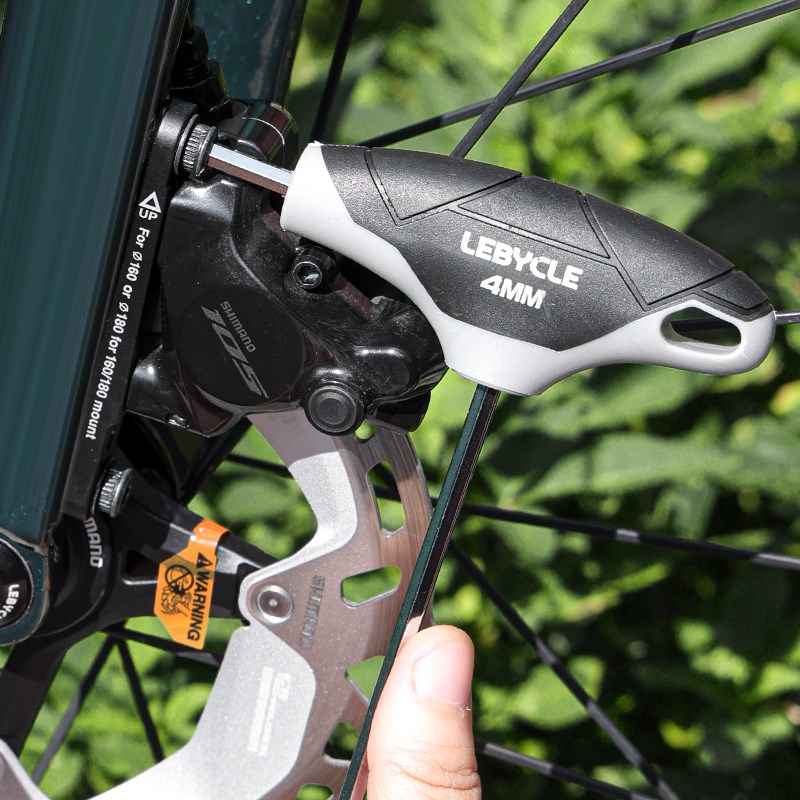 乐百客 山地自行k车公路车T型内六角扳手球头S2维修工具套装高硬