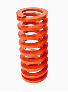YSWS31-35长度40/50/60/70/300橙色中压缩量 矩形螺旋模具弹簧SWS