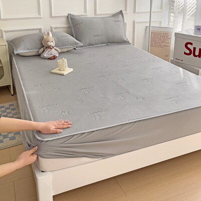 冰丝凉席冰豆豆g席床笠款定制任意尺寸a类母婴级夏季榻榻米2米x2