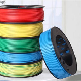 美河单芯半软线红色BVR2.5100m空调家装电线电源线铜芯线单芯线