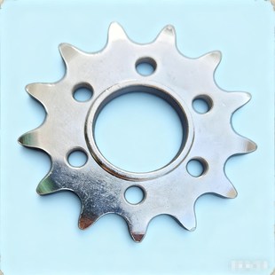 适极蜂小链轮虬龙小齿轮飞轮二级传动链轮模具钢适用520链条13齿