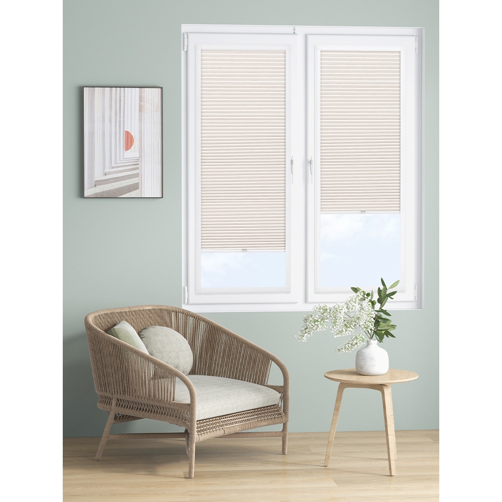 xyt家用免打孔内倒内开窗百叶窗帘卫生间厨房阳台遮阳升降蜂巢帘