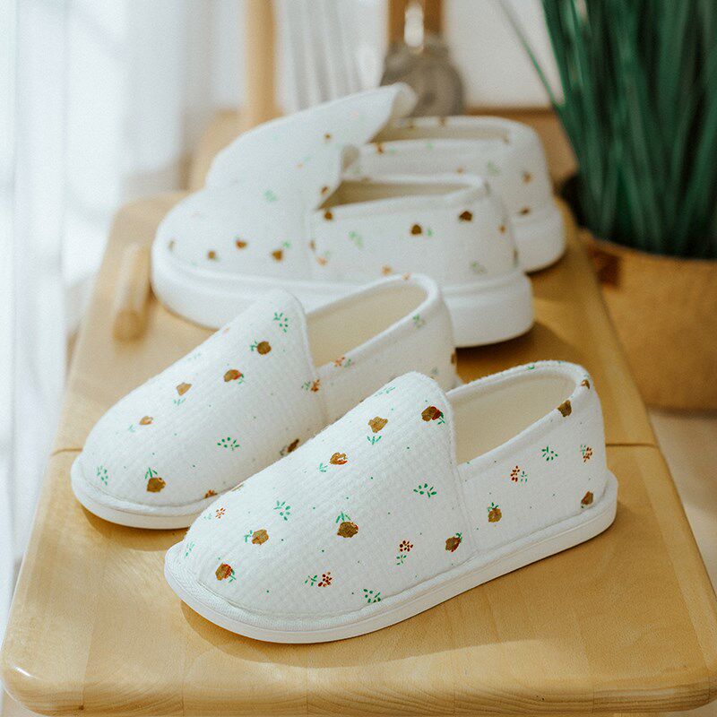 月子鞋夏薄款软底产后包跟透气产妇棉拖鞋女春秋季厚底防滑居家鞋
