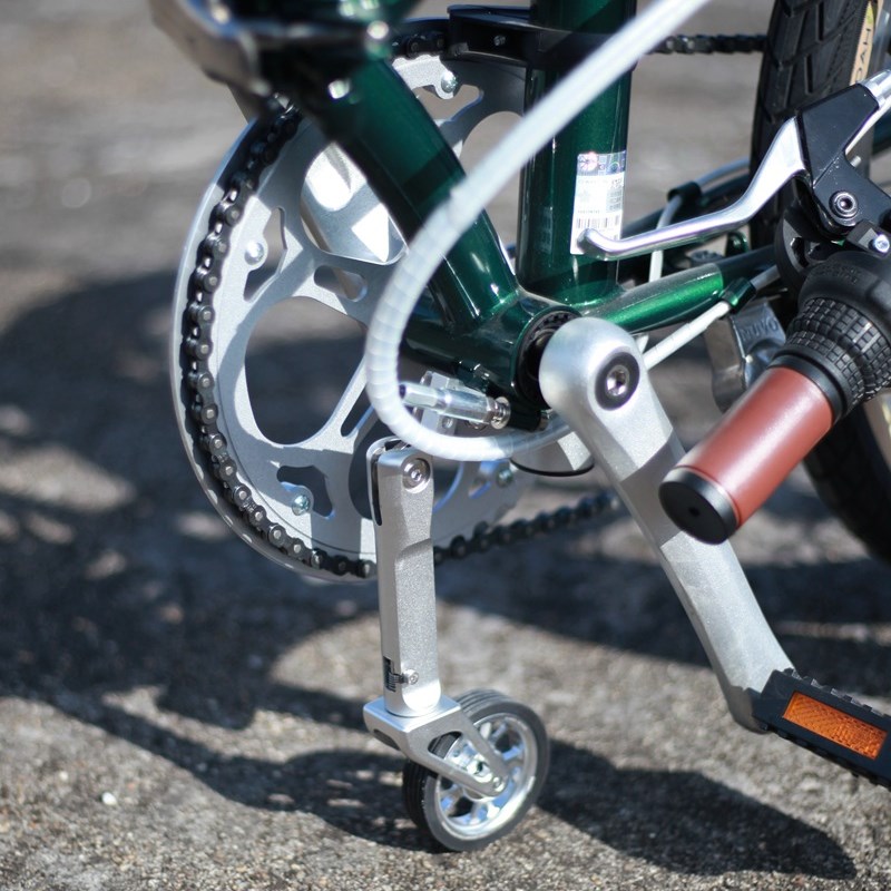 适用于dahon大行折叠自行车第三轮易行轮助推辅Q助轮d7单车万向轮