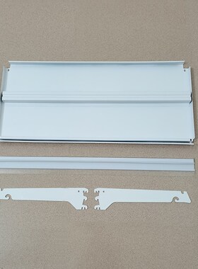 便利店货架白色j层板隔板药店货架加层板超市展示架铁板金属配件