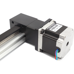 同步带滑台直线导轨线轨模组v高速静音步进电机铝型材配件十字往