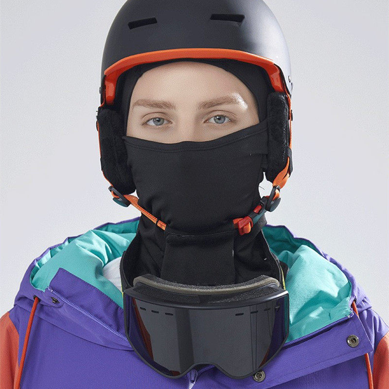 ROCKBROS防风保暖面罩男女户外骑行滑雪护脸防冻速干耳挂滑雪装备