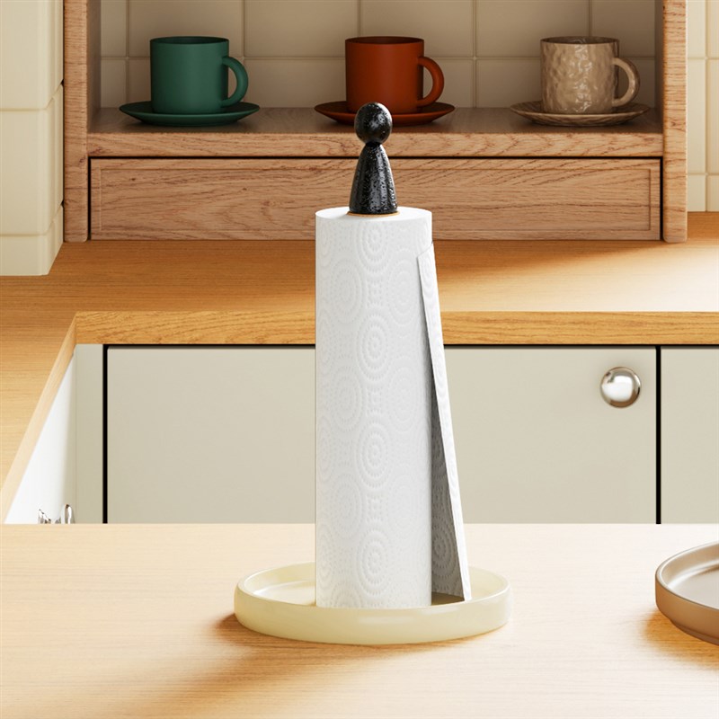 中古风纸巾架灶台餐边柜餐桌面立式卷纸一M次性抹布厨房纸收纳挂