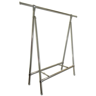 不锈钢立式晾衣架落n地单杆杆式室内房间卧室室外伸缩折叠收纳方