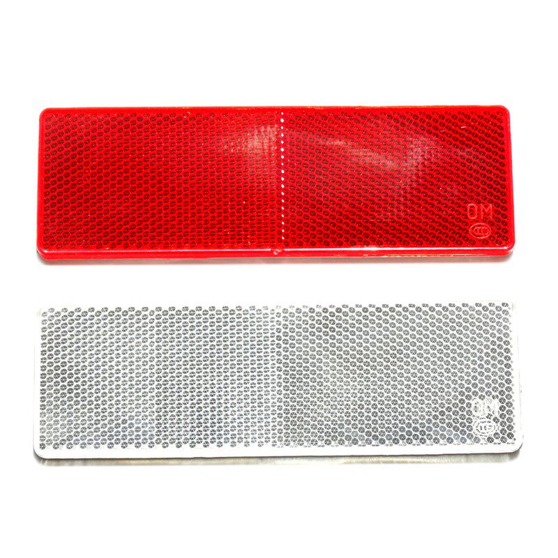 汽车货车反光板塑料红白反射器车身警示标识年检审车贴Z反光条块