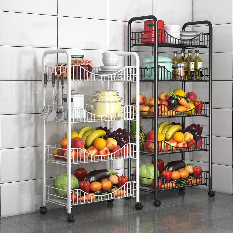 铁艺大容量带轮可移动多r层菜架水果蔬菜收纳框厨房置物架夹缝推,厨房/烹饪用具,果蔬置物架/篮/框,淘宝优惠券,粉丝福利购,淘宝优惠卷