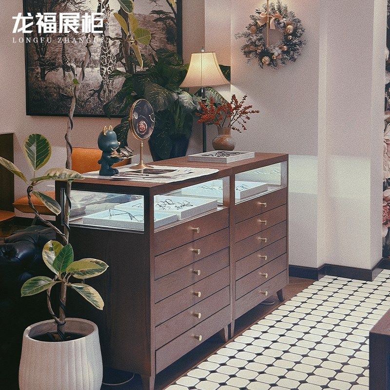 眼镜玻璃展示柜珠宝首饰多u层靠墙柜复古陈列柜古董玉器饰品斗柜,商业/办公家具,展示柜/陈列柜/展示架/货柜,淘宝优惠券,粉丝福利购,淘宝优惠卷