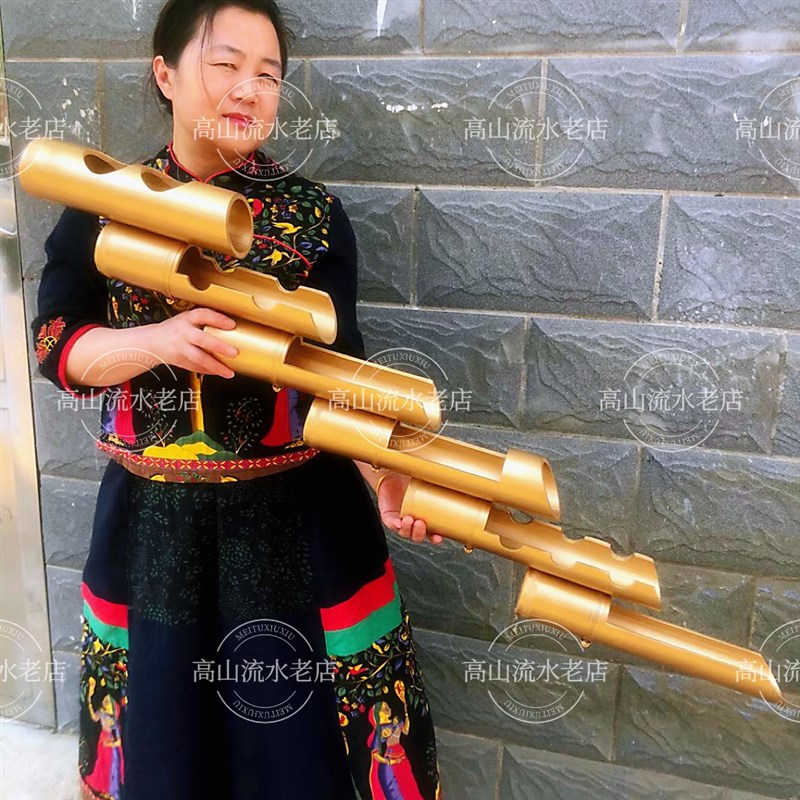 少数地区传统高h山流水竹筒酒器酒具独特的民族酒文化拦门酒具包