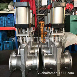 GJ841X-6 气动管夹阀 GJ841X 箍断挠性挤压阀 气动胶管阀越海阀门