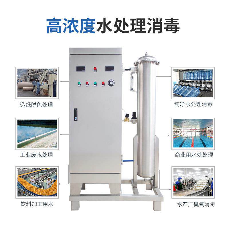 源头工厂直销1kg氧气源臭氧发生器设备脱色降解COD专用污水处理机