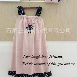 0小女孩珊瑚绒新款干发帽女吸水速干发包头毛巾成人洗澡擦头发浴