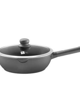 米技星光系列28cm炒锅 MIJI-LS-28FUCN 星光灰 28cm不粘煎炒锅