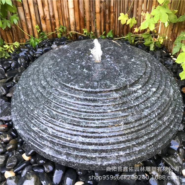 石雕庭院花园造景喷水摆件