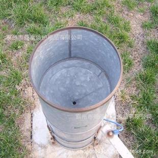 人工雨量计量仪器不锈钢雨量器气象仪器带刻度人工雨雪测量器