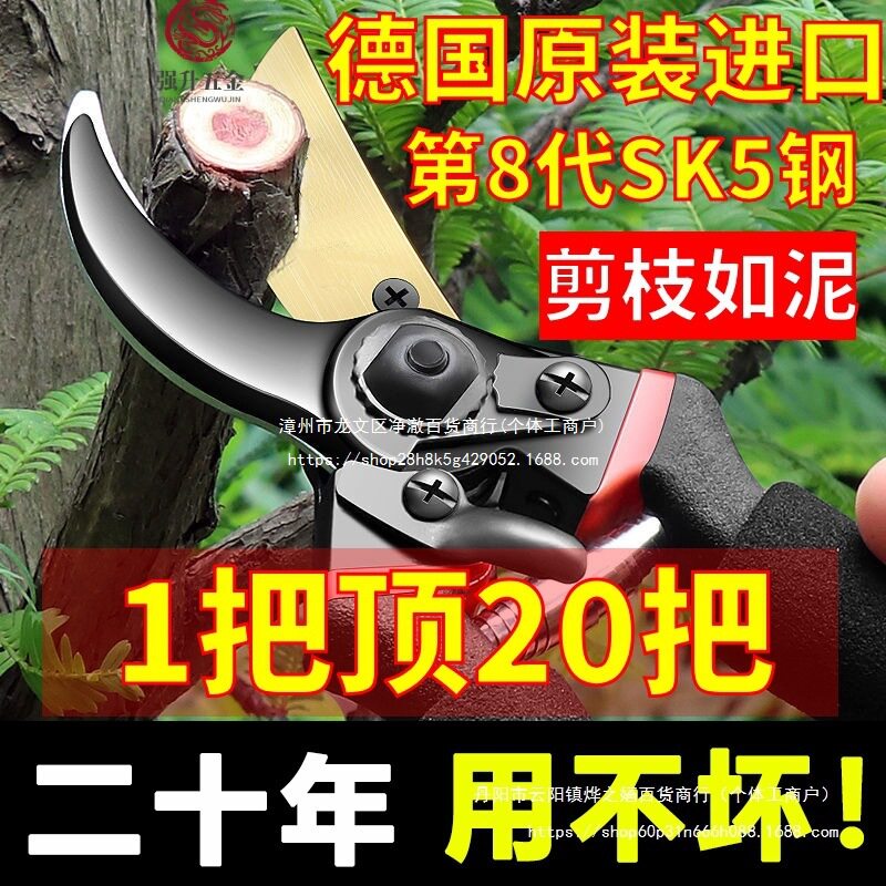 德国进口原装修枝剪刀树枝修剪果园粗枝花枝剪子园林园艺剪刀