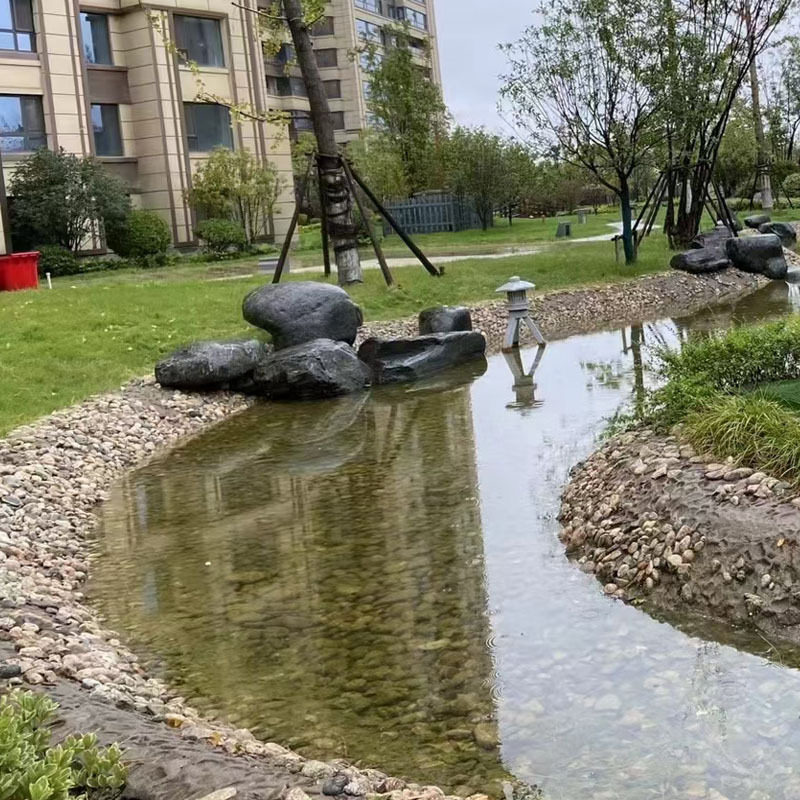 园林景观绿化铺路鹅卵石