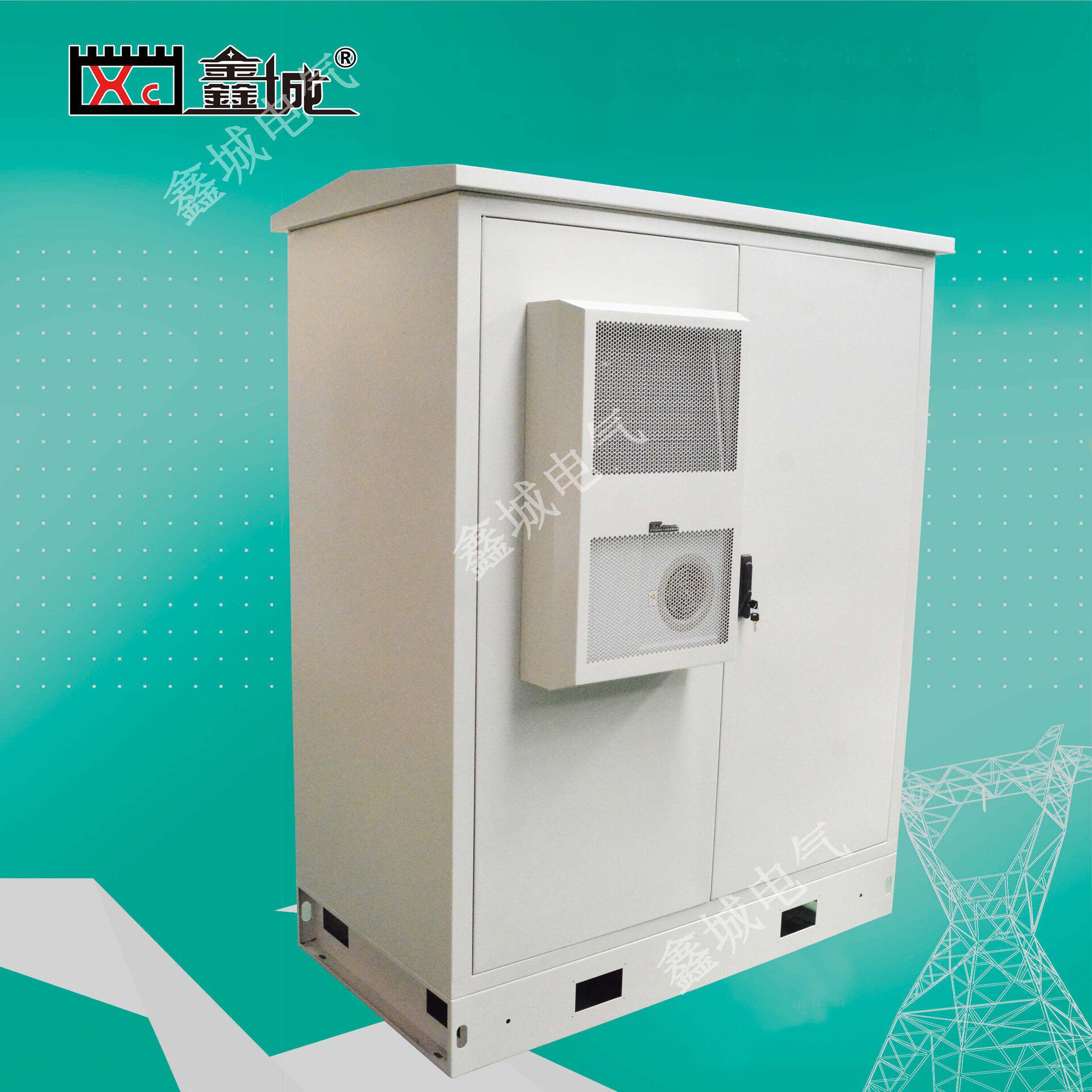 通讯户外恒温空调机柜室外防雨防渗通信一体化机柜户外基站