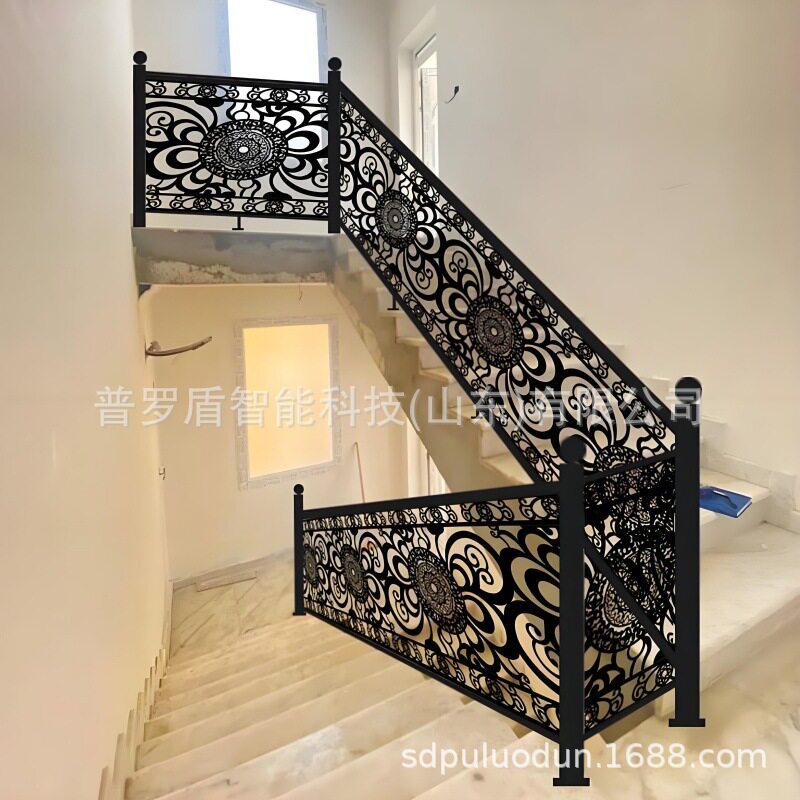 阳台围栏室内外安全防护栏家居建材别墅酒店商场CNC金属楼梯扶手