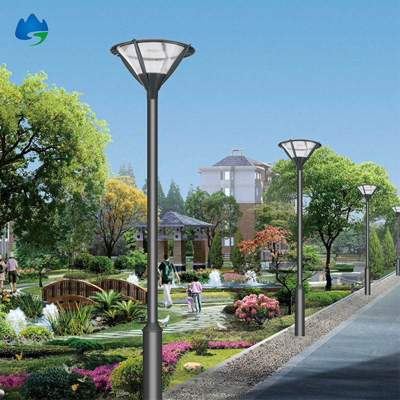 户外庭院灯防水LED路灯中式3米公园小区广场太阳能路灯景观灯厂家
