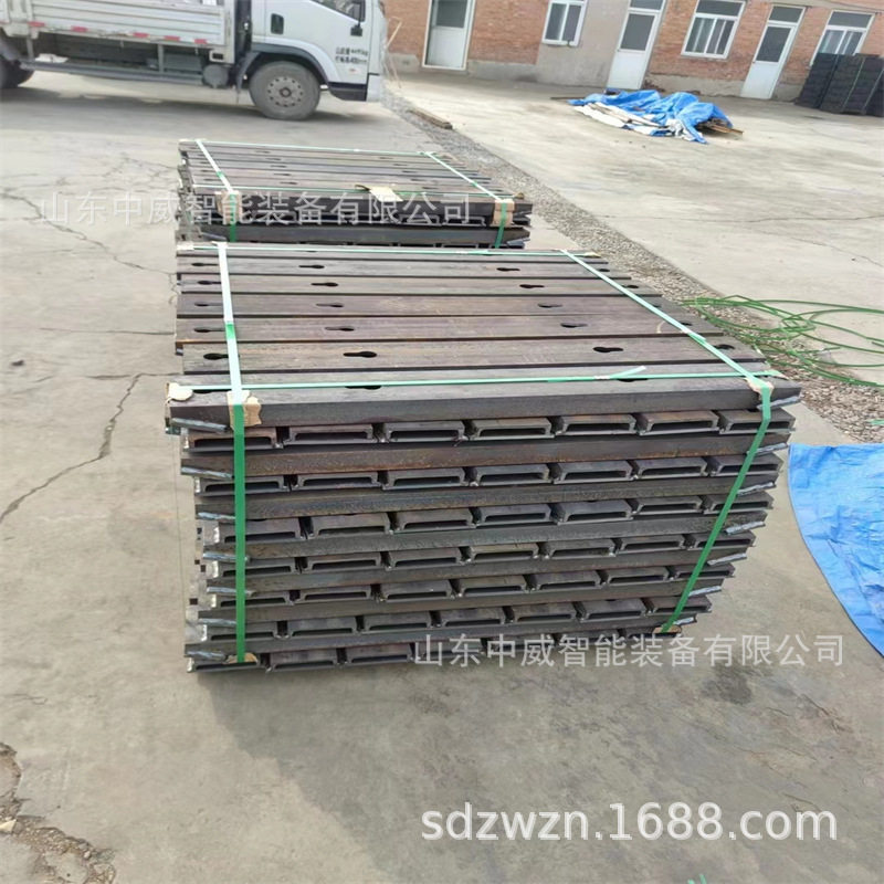 中威供应H型钢轨枕 P43轨道弧形轨枕 出售地铁临时轨道钢轨枕