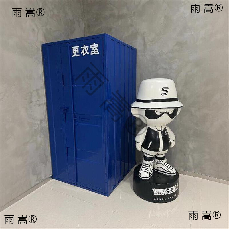 商场铁艺工业风集装箱更衣室空间换衣室隔断间户外落地移动试衣