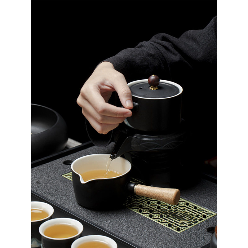 茶具套装家用简约小套茶杯懒人自动喝茶壶茶盘2024新款茶道全自动