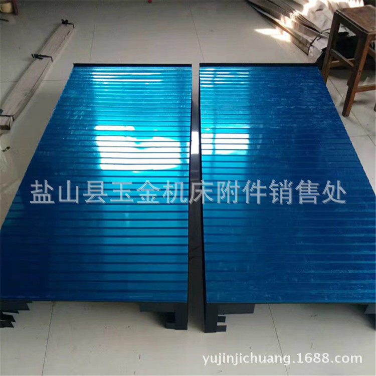 沧州厂家供应导轨伸缩式铠甲式防护罩防火防铁屑机床盔甲防尘罩