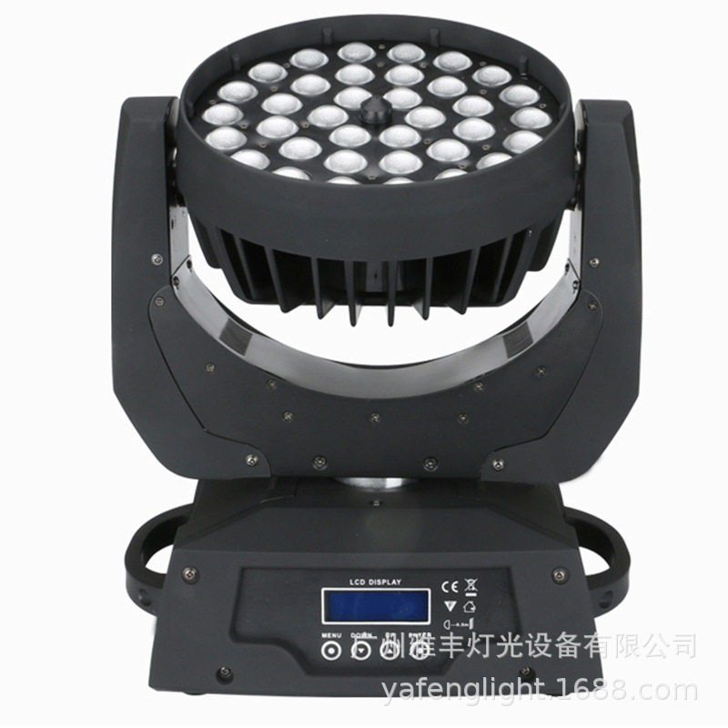 led36颗10W摇头灯 led调焦摇头染色灯 36颗调焦led四合一舞台灯光