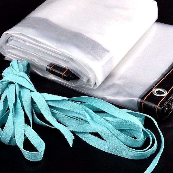极速PE Film Transparent Rainproof Shade Cloth Tarpaulin Gard