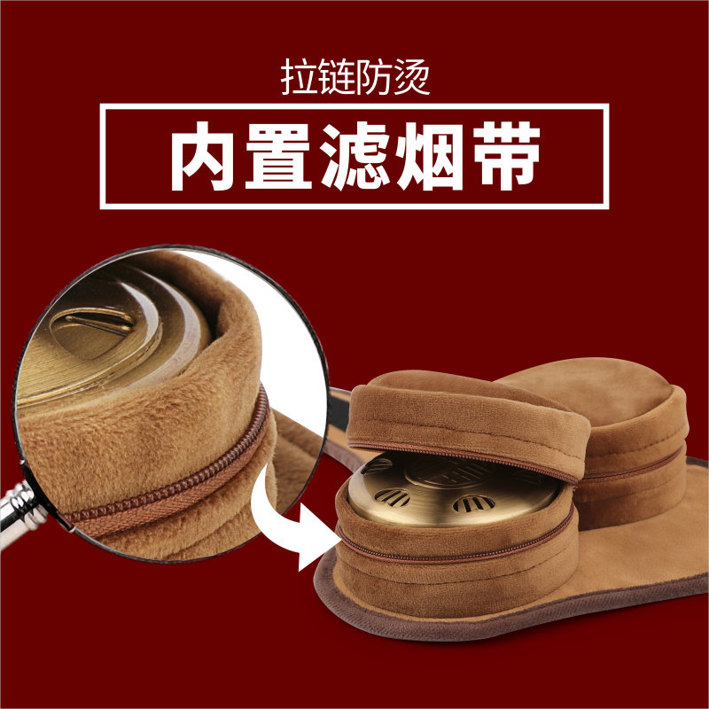 新品宝宝颈椎艾灸包纯铜艾灸盒家庭便携式儿童随身灸艾柱无烟温灸
