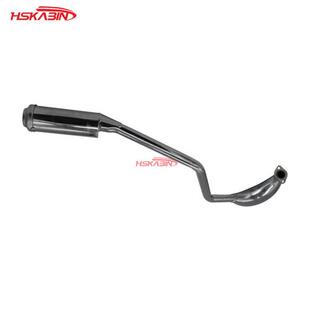 49CC迷你摩托车小越野中跑配件小利亚排气管消声器防烫排气筒
