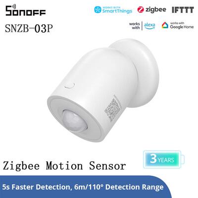 适配Sonoff SNZB-03P智能运动传感器Zigbee人体移动红外探测报警