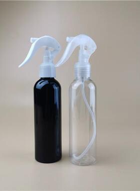 加厚 200ml小老鼠细雾喷雾瓶 pet透明浇花手枪喷瓶 黑色塑料瓶子