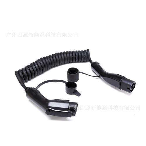 TYPE1 to TYPE2美标双枪线新能源汽车16A/32A电动汽充电枪器线