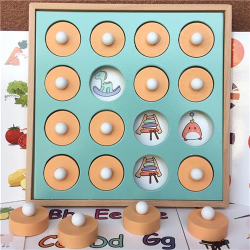 适用儿童记忆力观察力专注力训练亲子互动桌游游戏棋类早教益智力