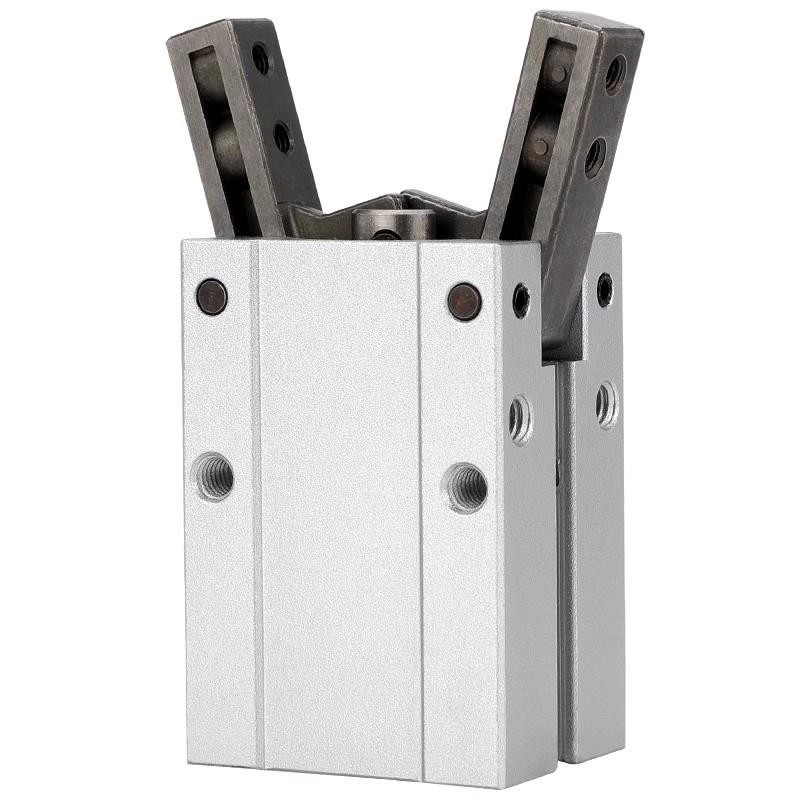 适用手指气缸HYF气爪Y型夹爪机械手HFTY6/10/16/20/25/32八字型气